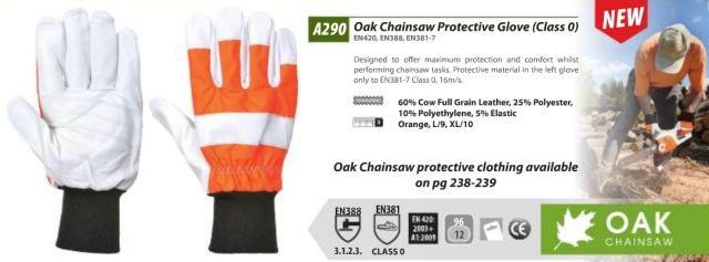 A290 Chainsaw Gloves