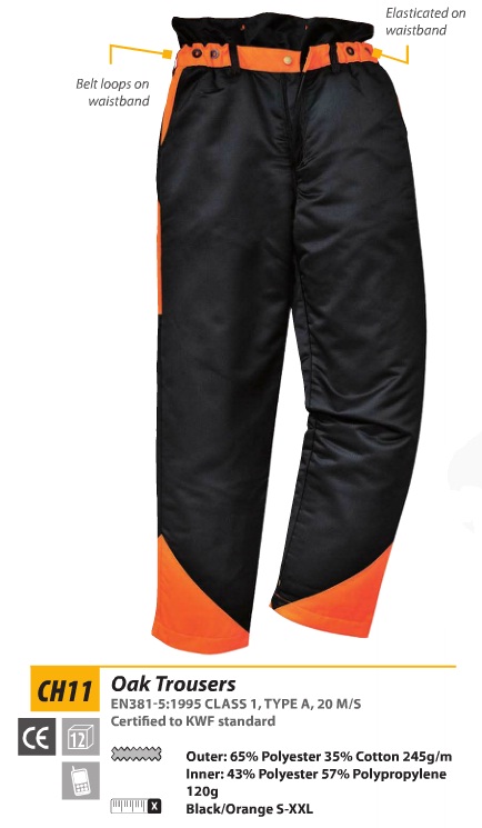 CH11 Chainsaw Trousers